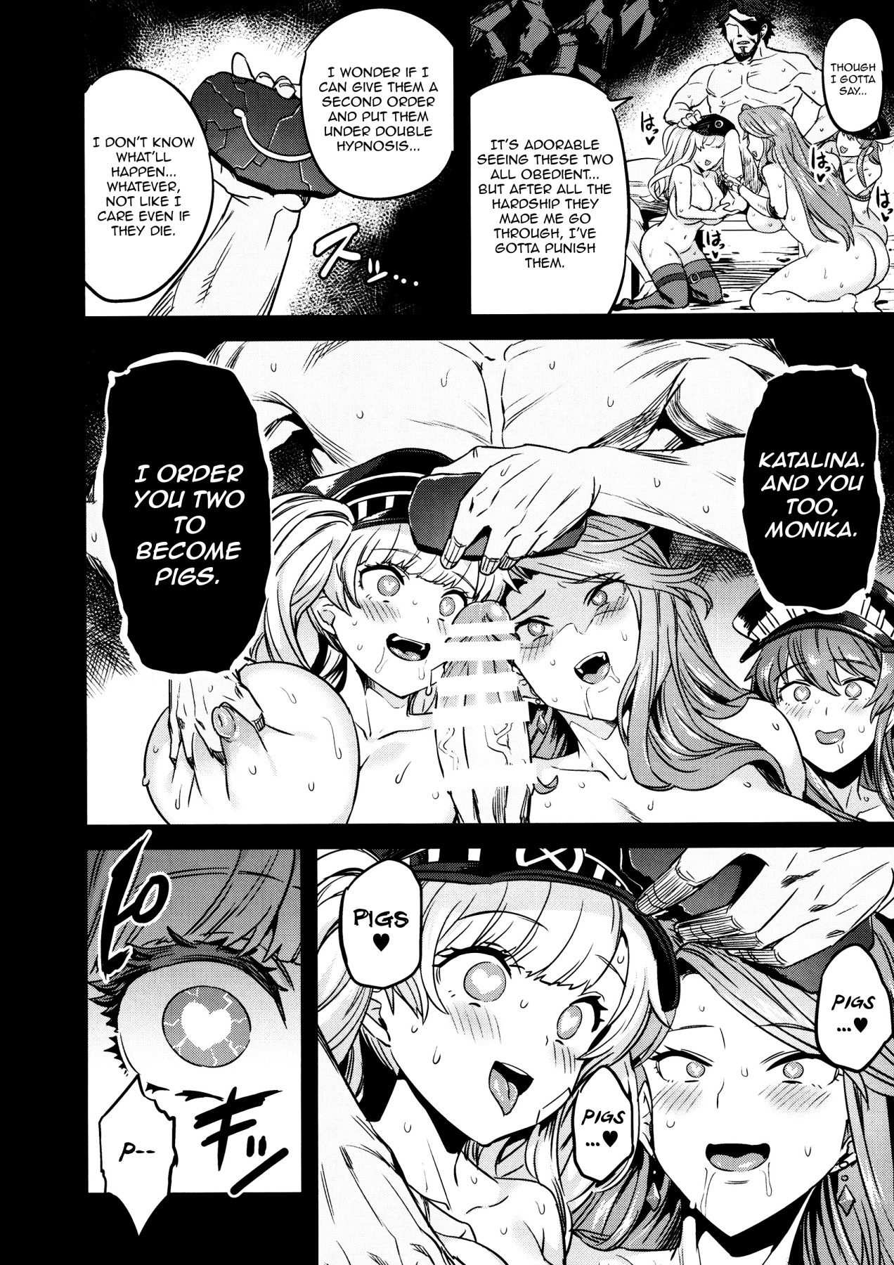 Hentai Manga Comic-Pig Sow Crew Hypnosis-Read-27